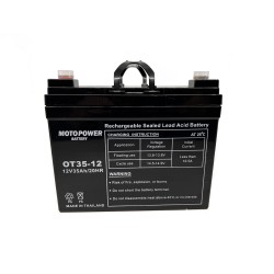Motopower OT35-12(GEL) Electric Wheelchair Battery 12V 35Ah