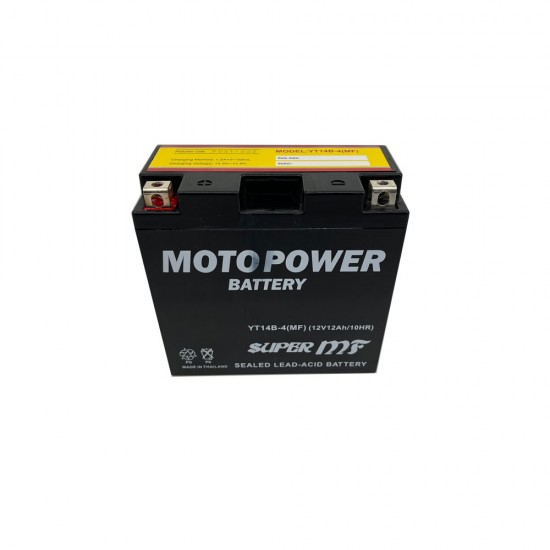 Motopower YT14B-4 Motorcycle Battery Motopower YT14B-4 Motorcycle Battery